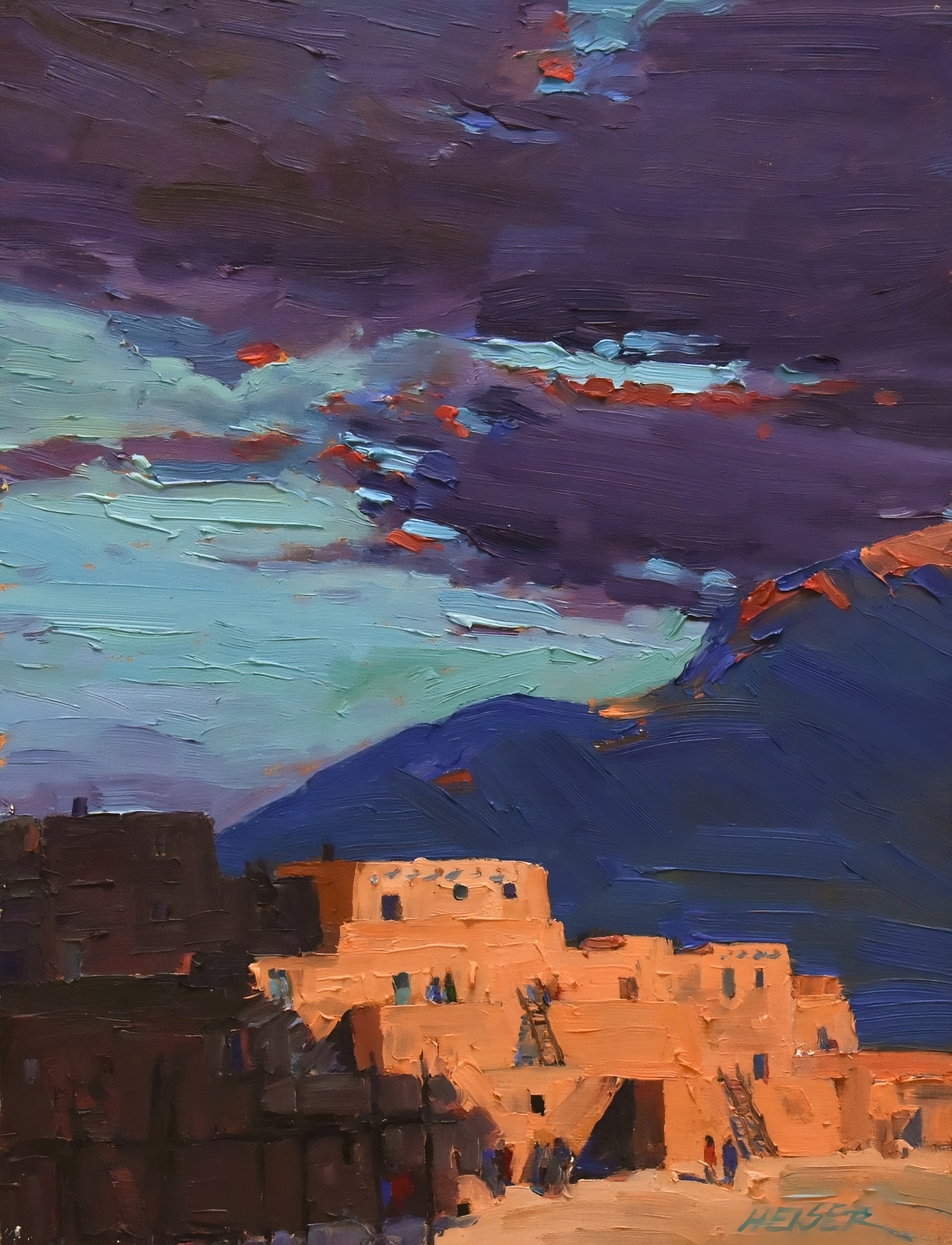 Enveloped by Shadows, 12 X 9 - SOLD