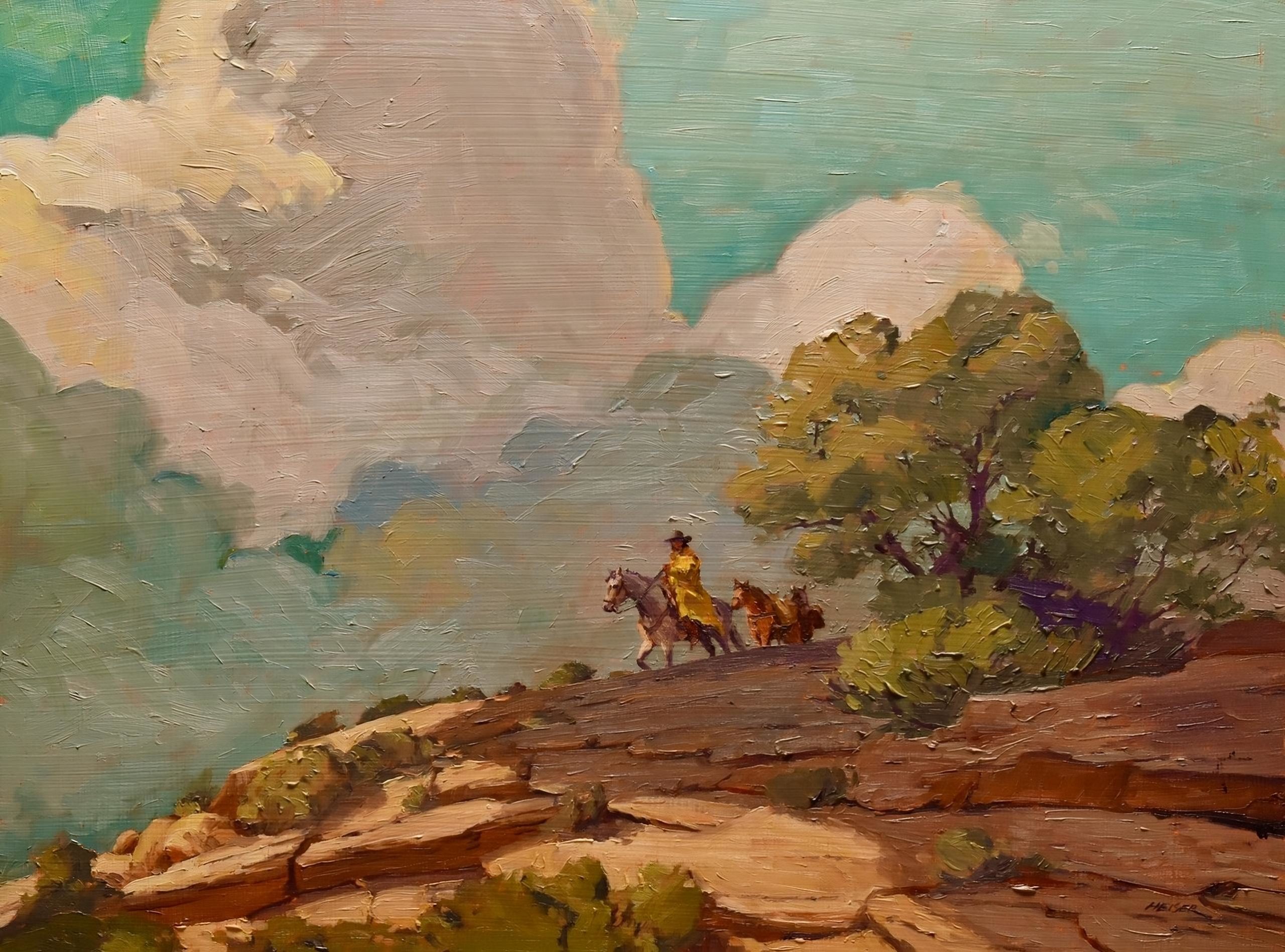 Monsoon Afterglow, 18 X 24