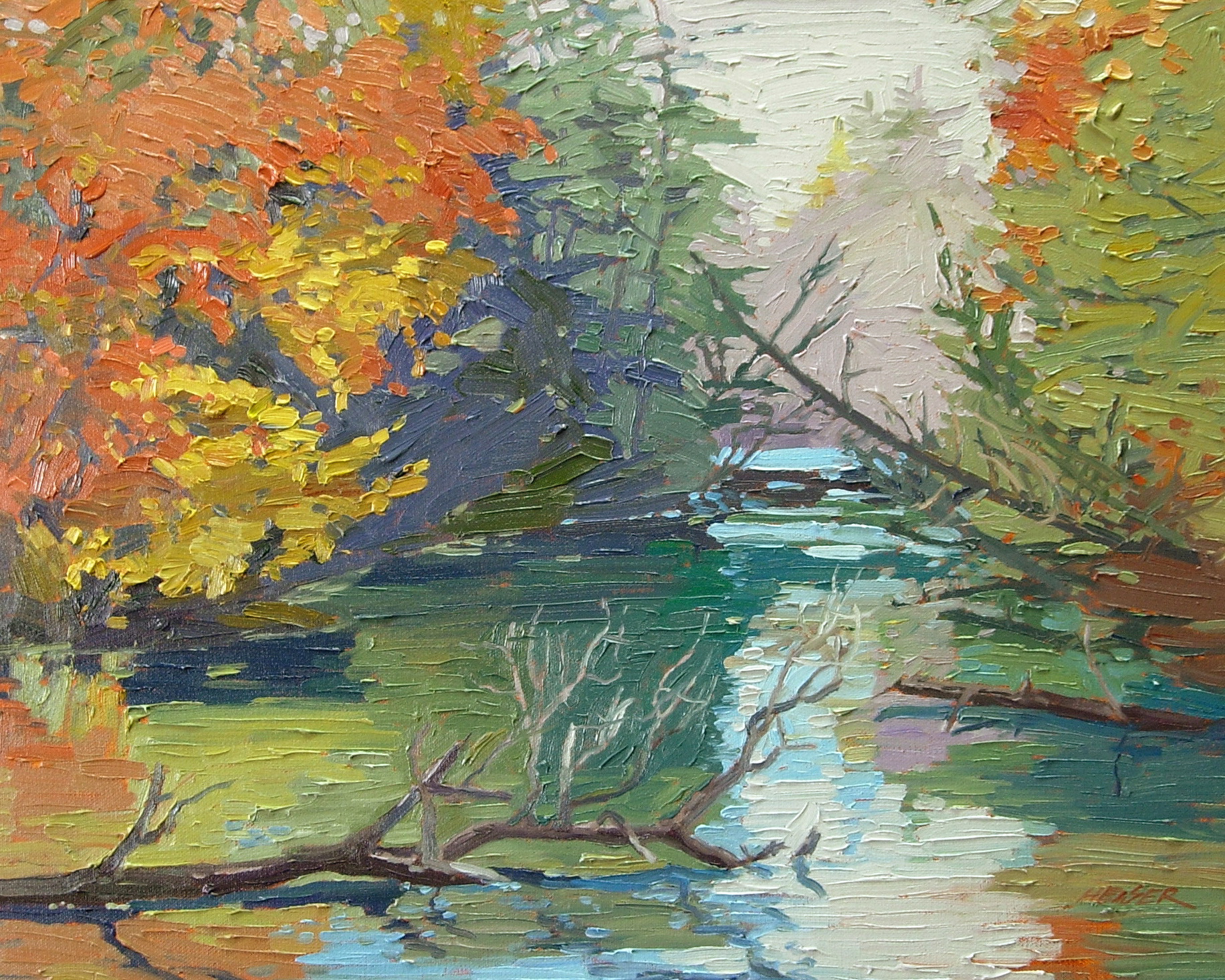 Clashing Limbs, 16 x 20 - Sold