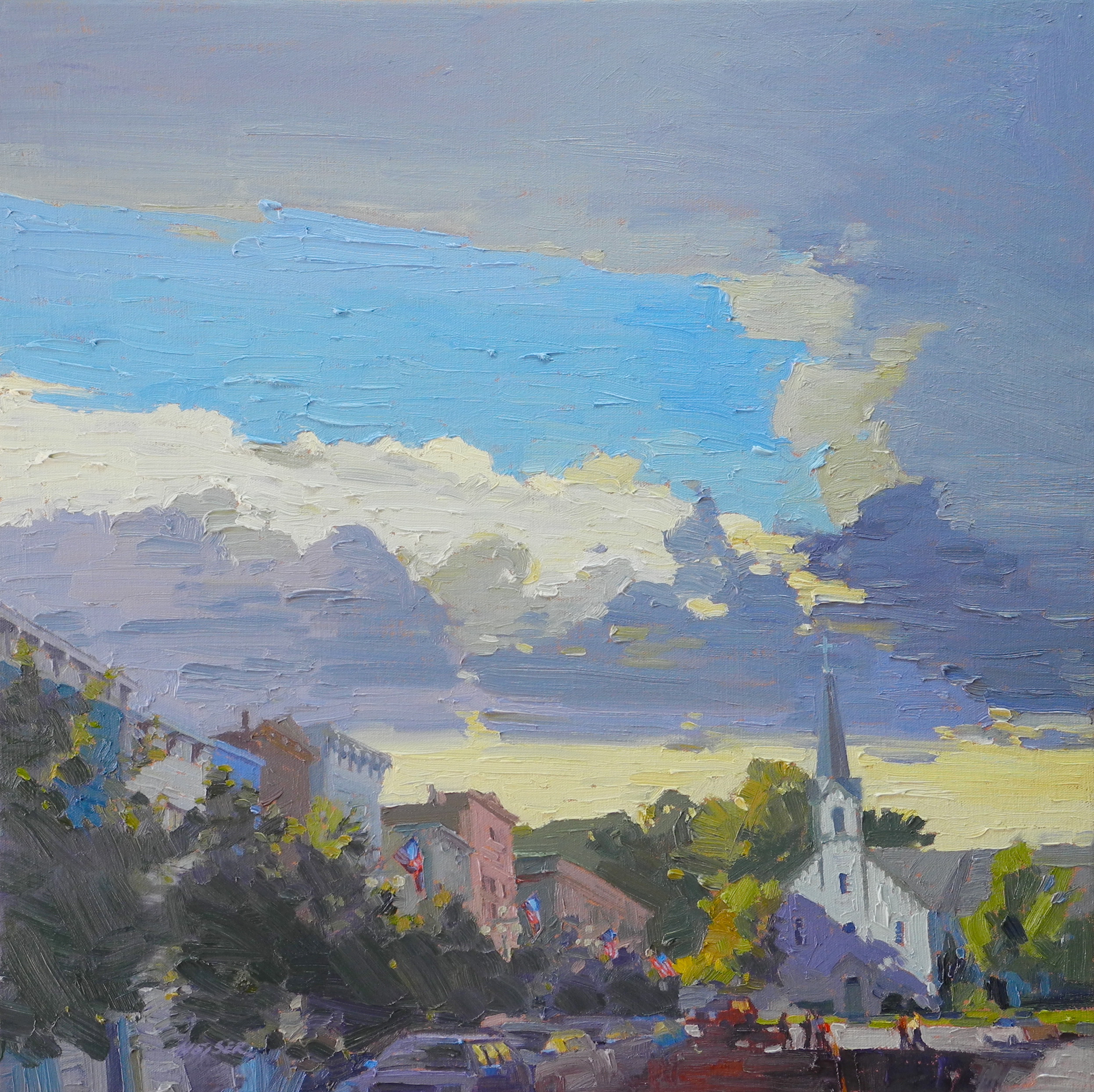 Clouds Born Of The Sky, 24 x 24