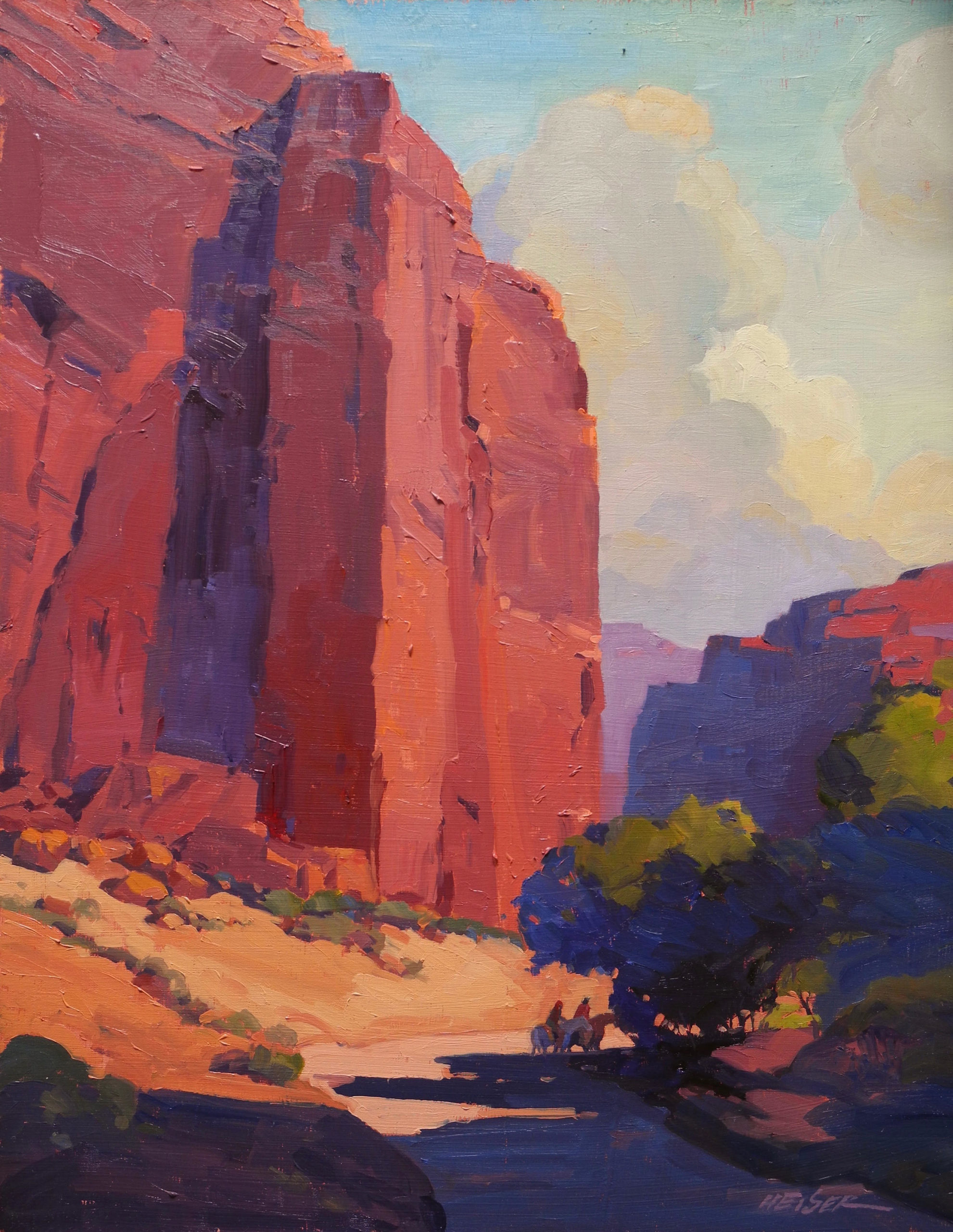 Half Shade, 18 x 14 - Sold