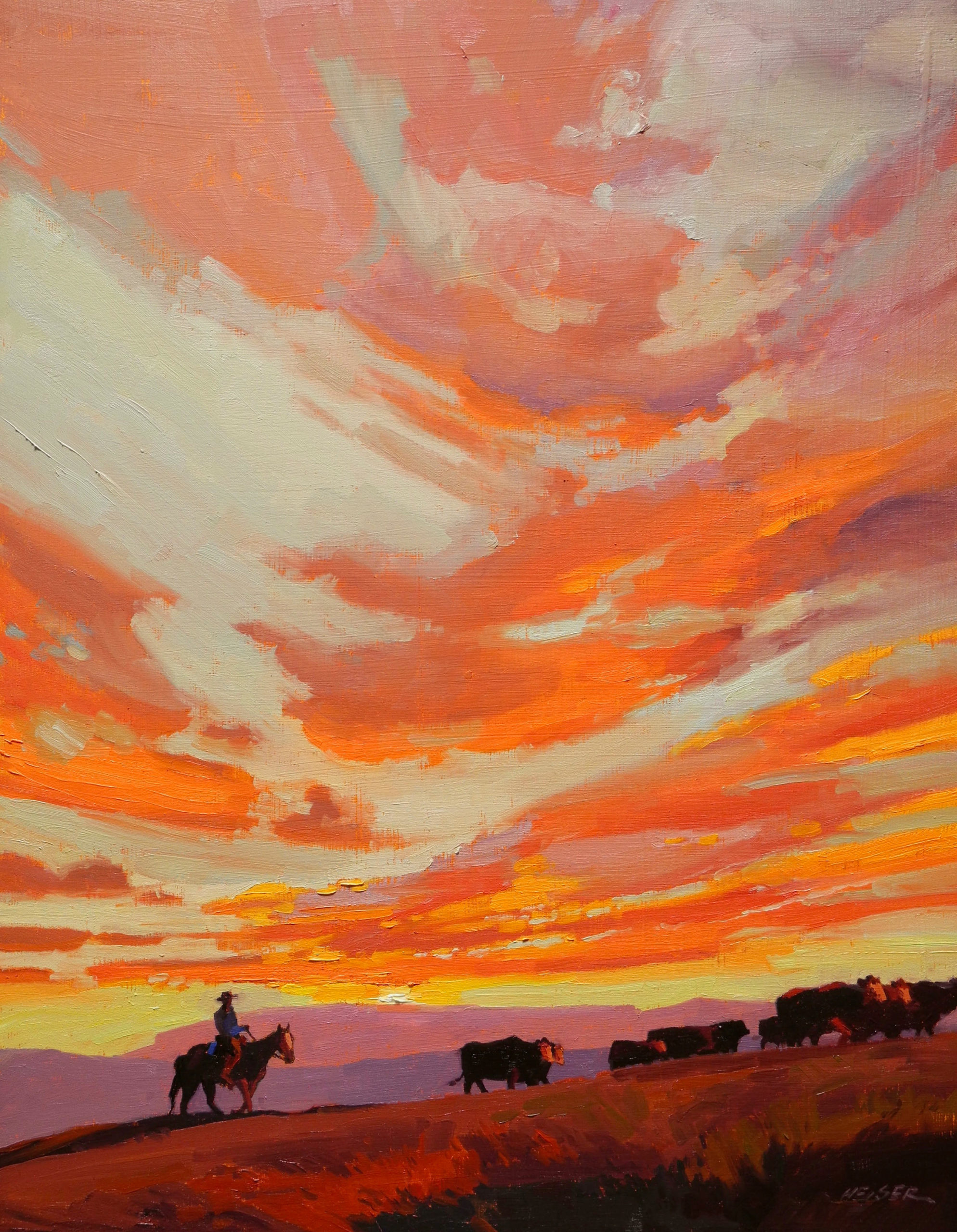 Light of Sunset, 18 x 14 - Sold