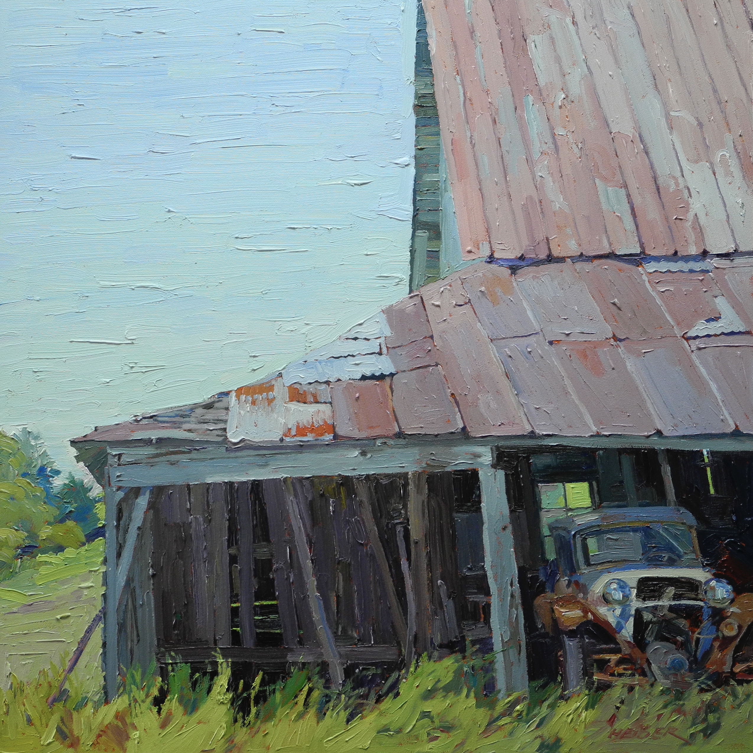 Missing Window Pane, 24 x 24 - Sold