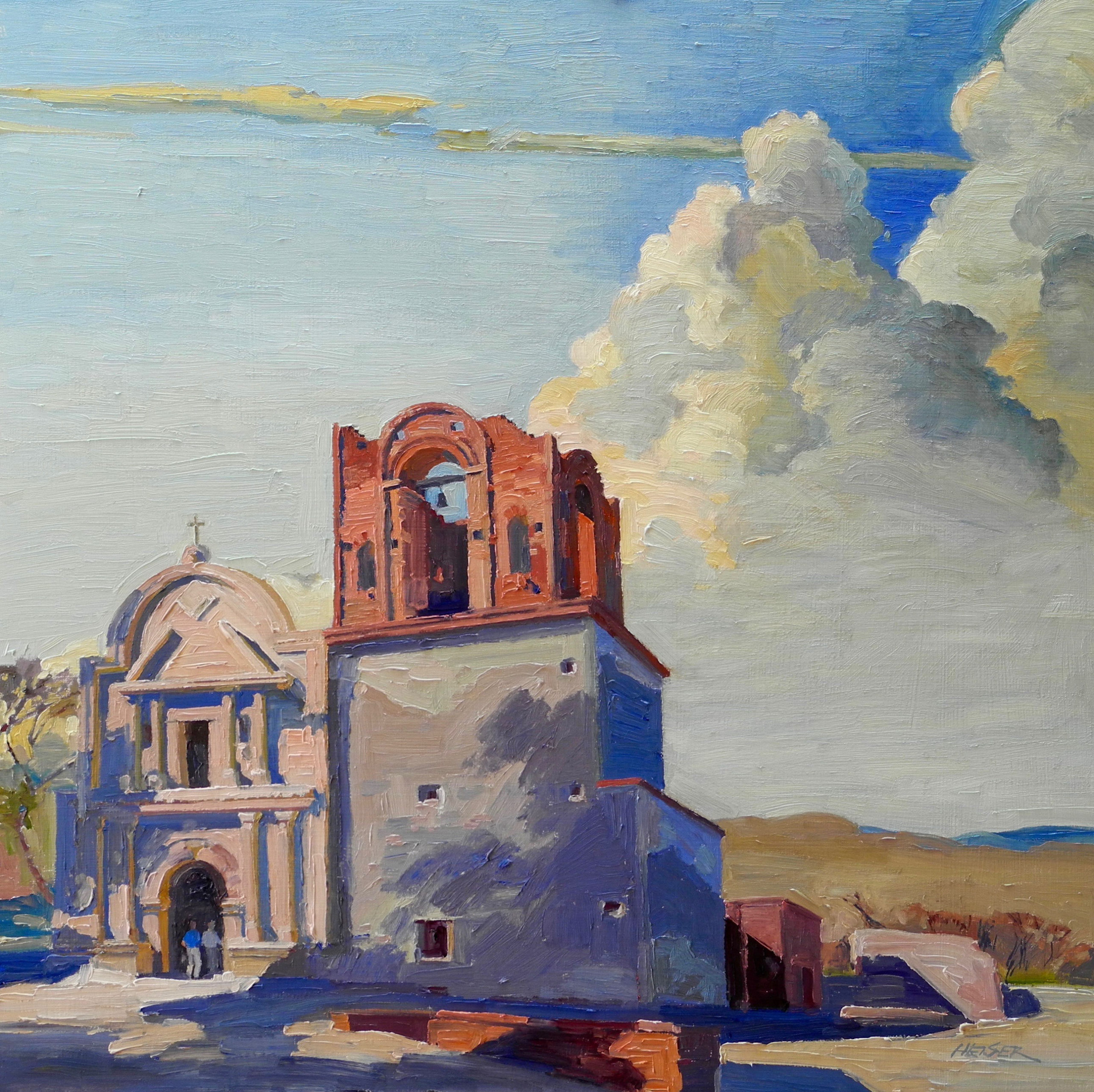 Shadowed Tumacocori, 24 x 24 - Sold