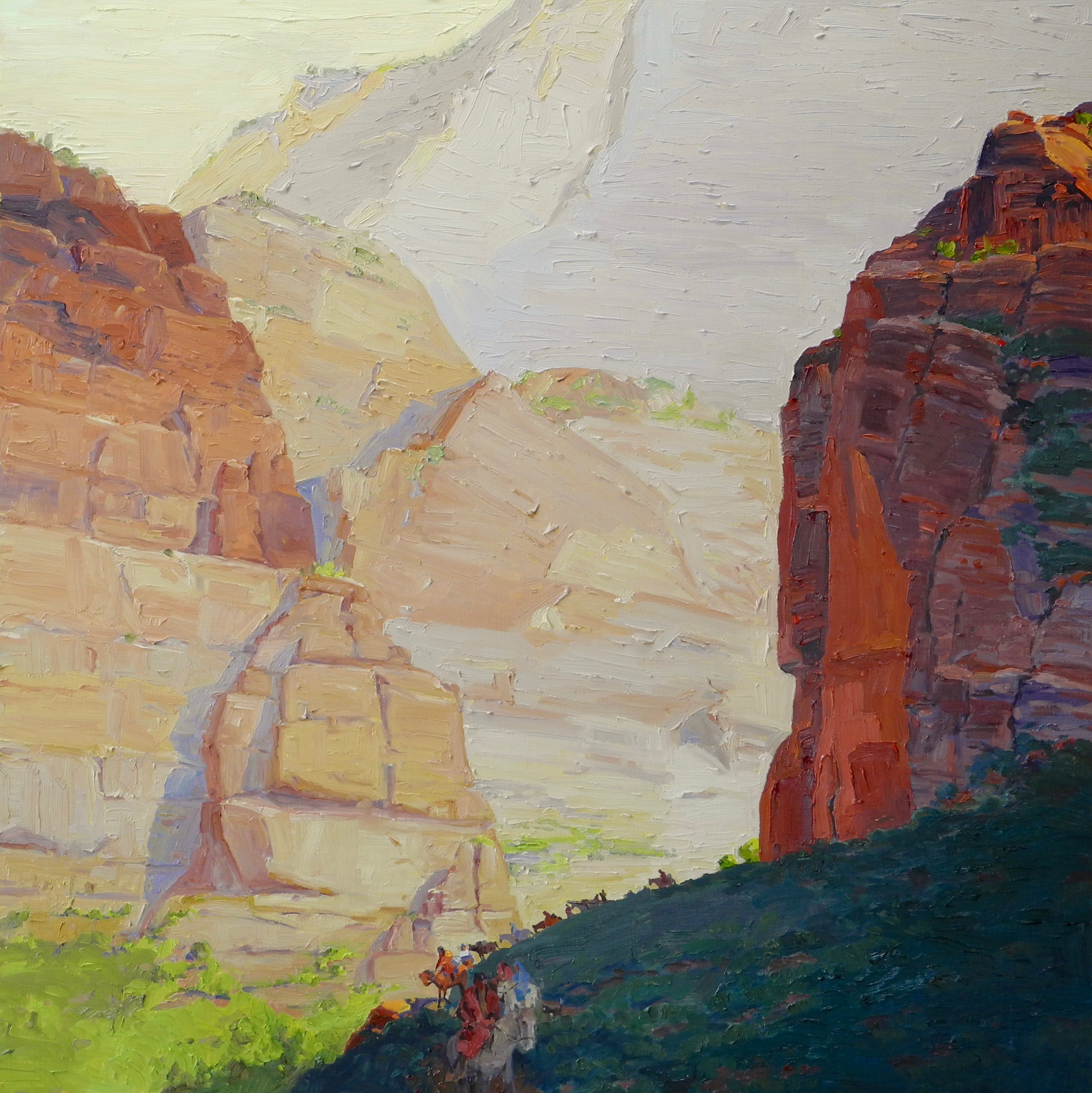 Souther Paiute Seasonal Move, 30 x 30 - SOLD