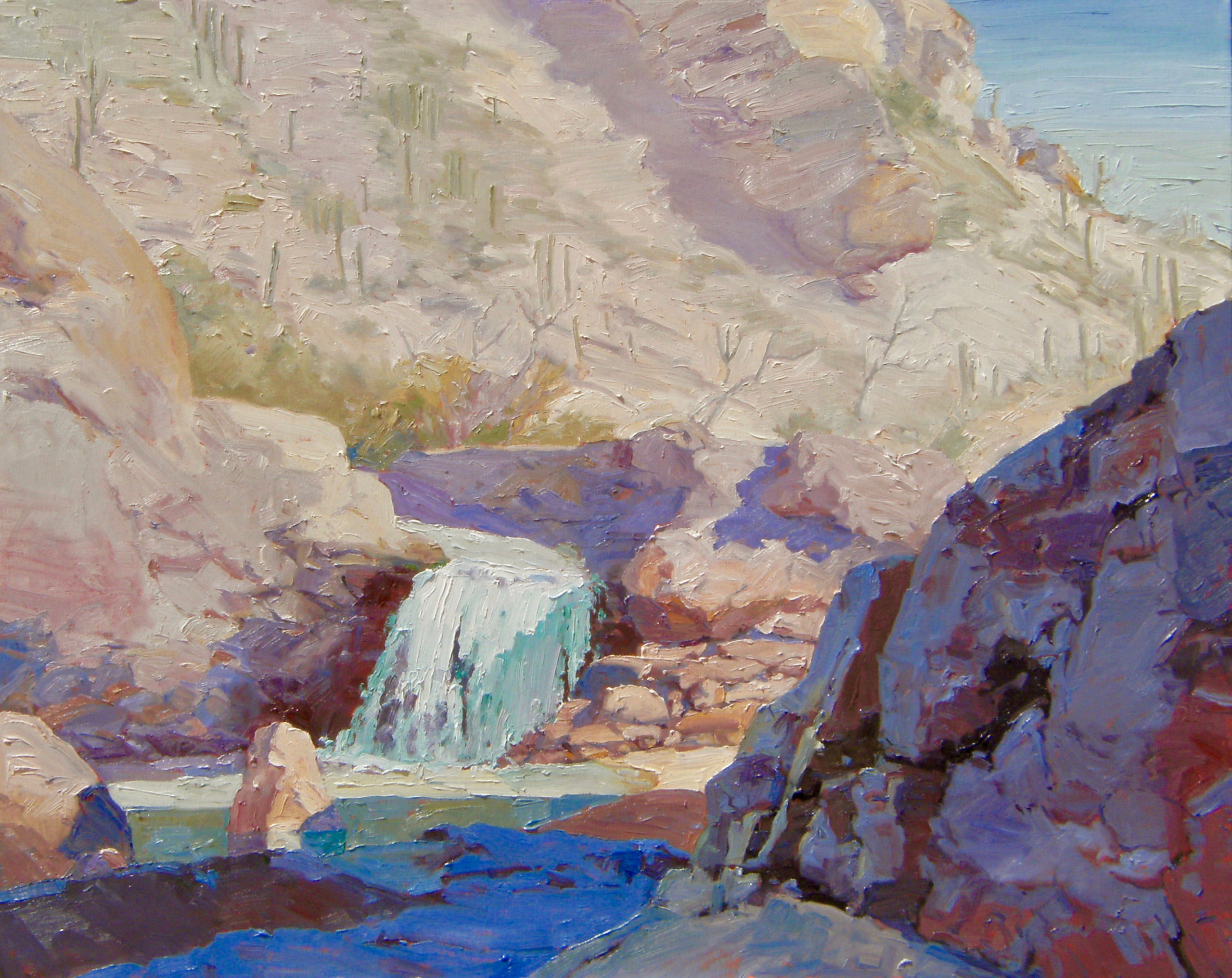 Tanque Verde Falls, 24 x 30 - SOLD